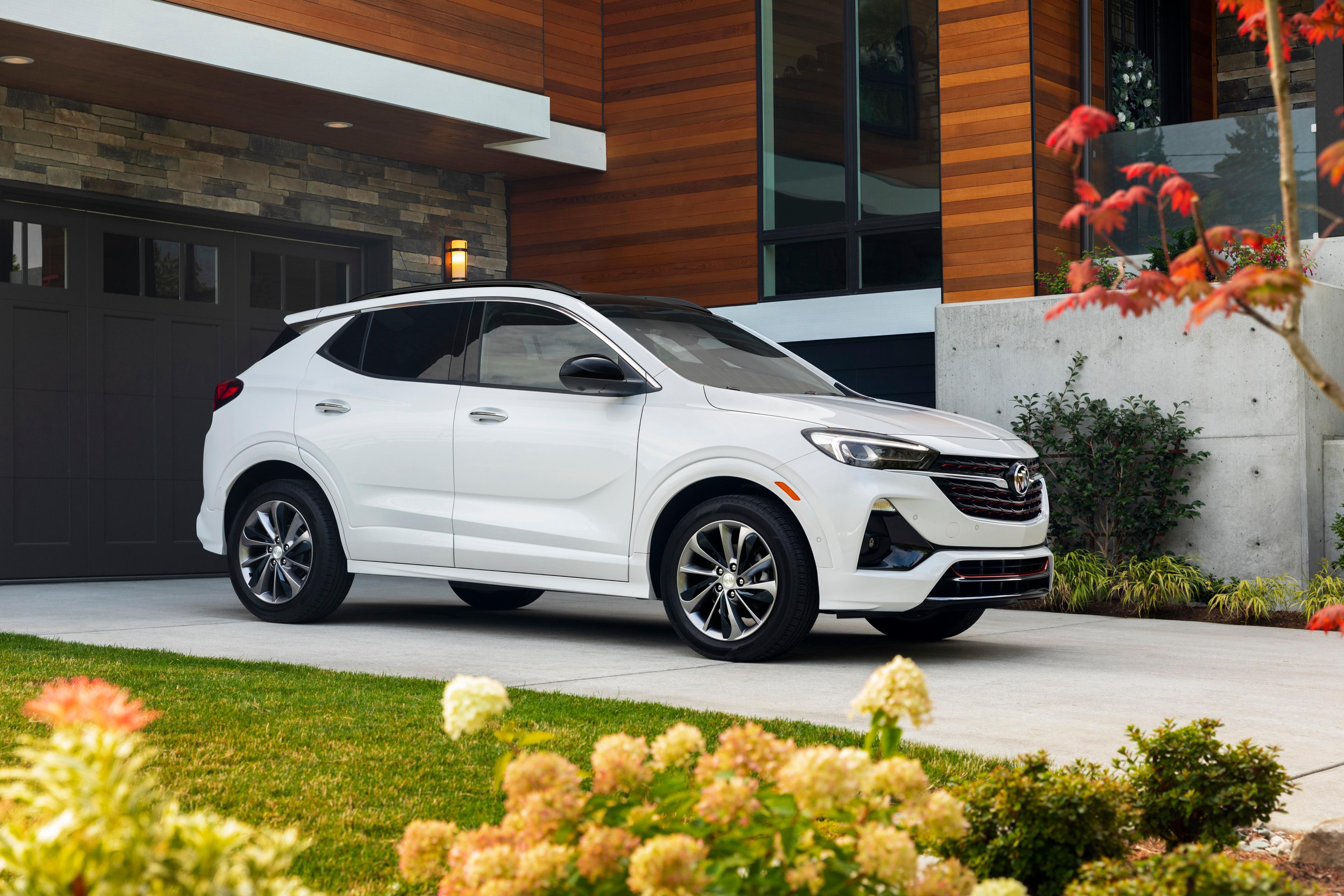 Image of a white Encore GX courtesy of Buick. 