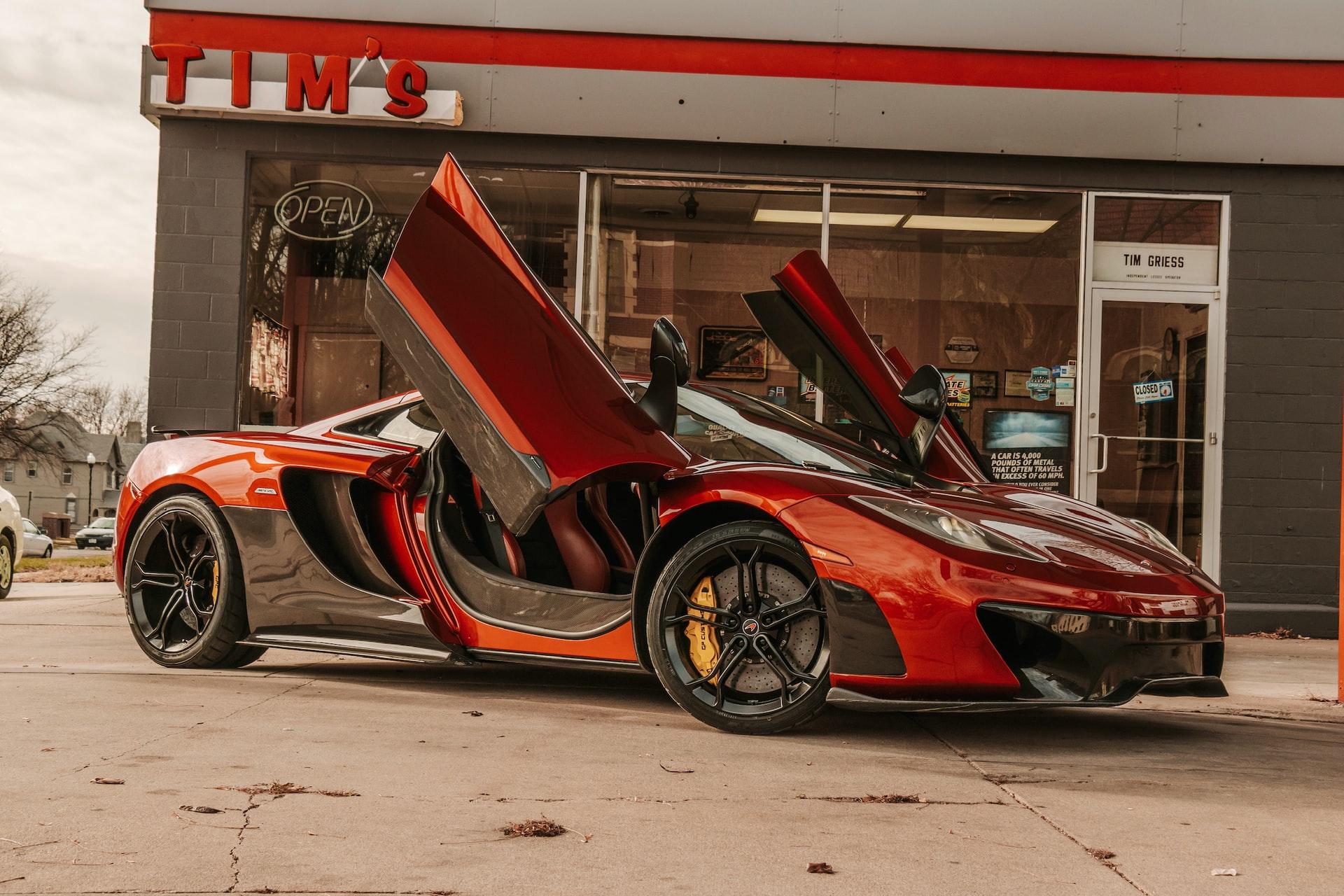 The way butterfly doors extend up above the roof gives cars a noticeable bit of flair.