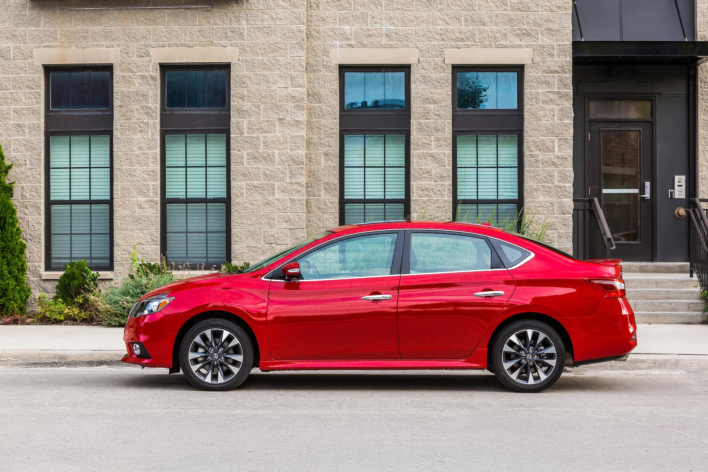 Image of a Nissan Sentra from Nissan's official US Newsroom.