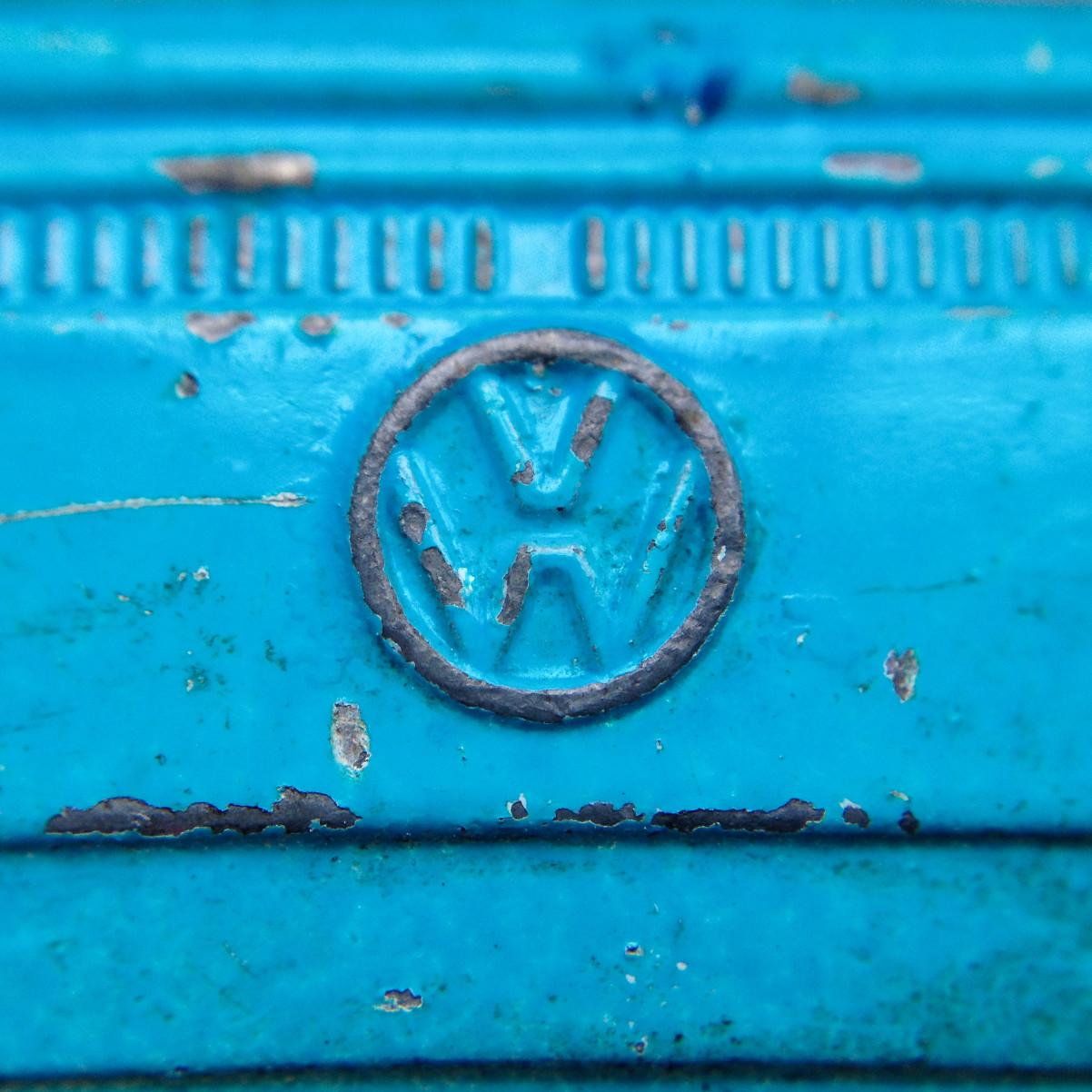 faded VW logo