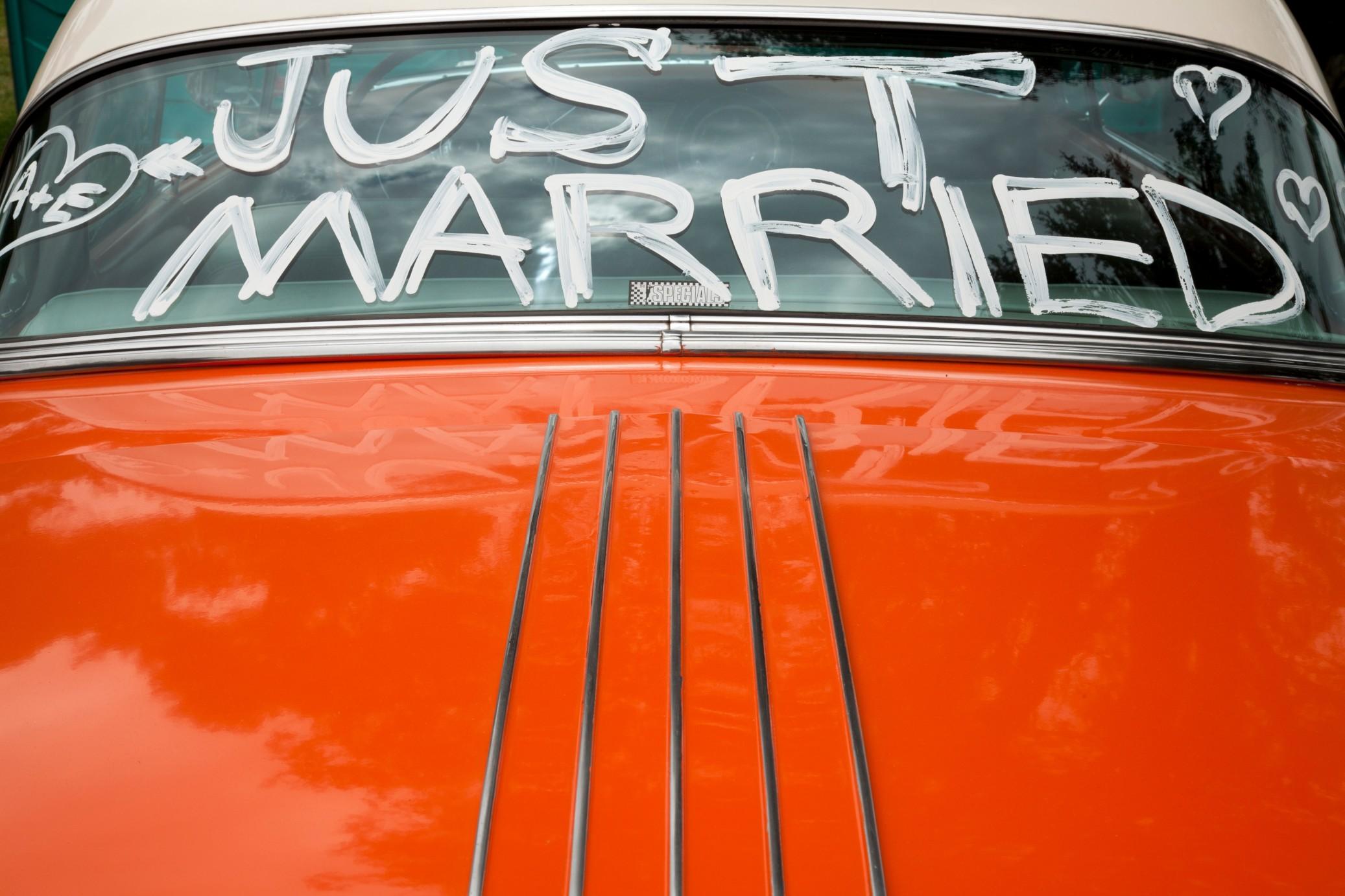 You might love your car a lot, but you can’t marry it.