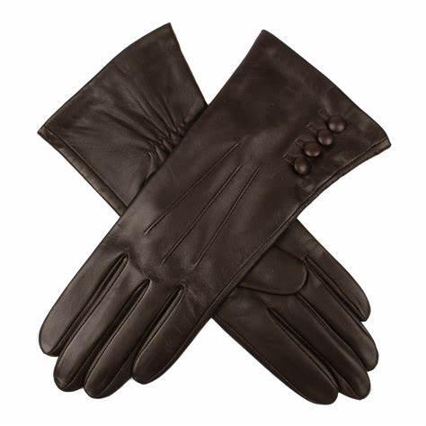 Women’s Italian leather touchscreen gloves