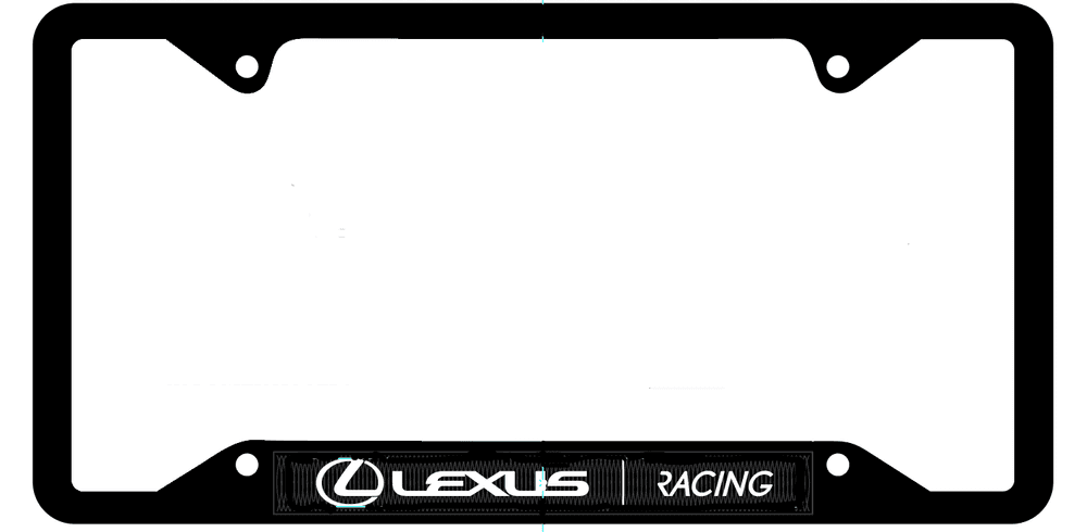 Lexus racing license plate frame