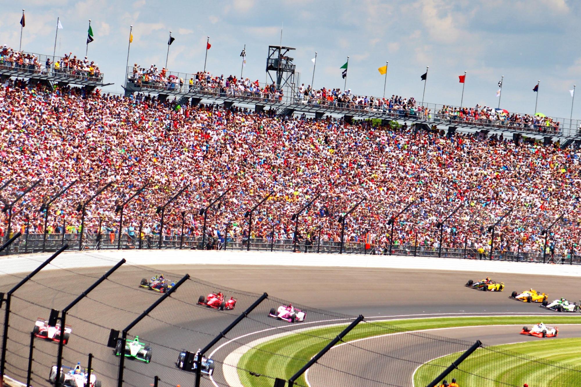 The Indianapolis Motor Speedway welcomes legions of adoring fans to its famous track.