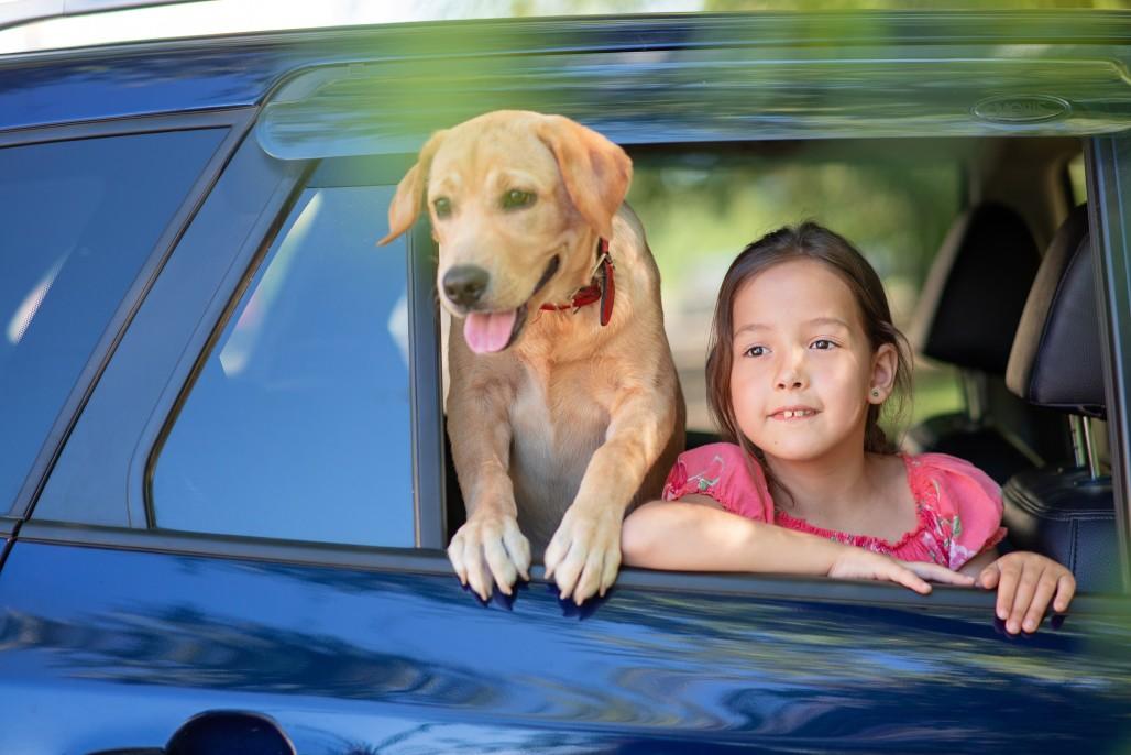 Kids (and pets) should never be left alone in the car.