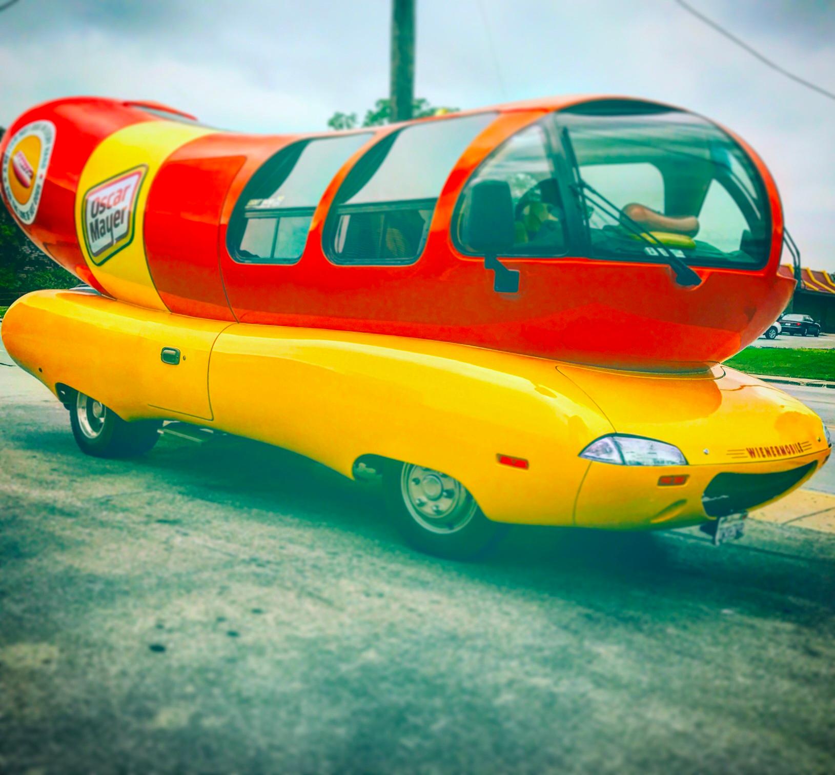 The Oscar Mayer Wienermobile in all its glory.