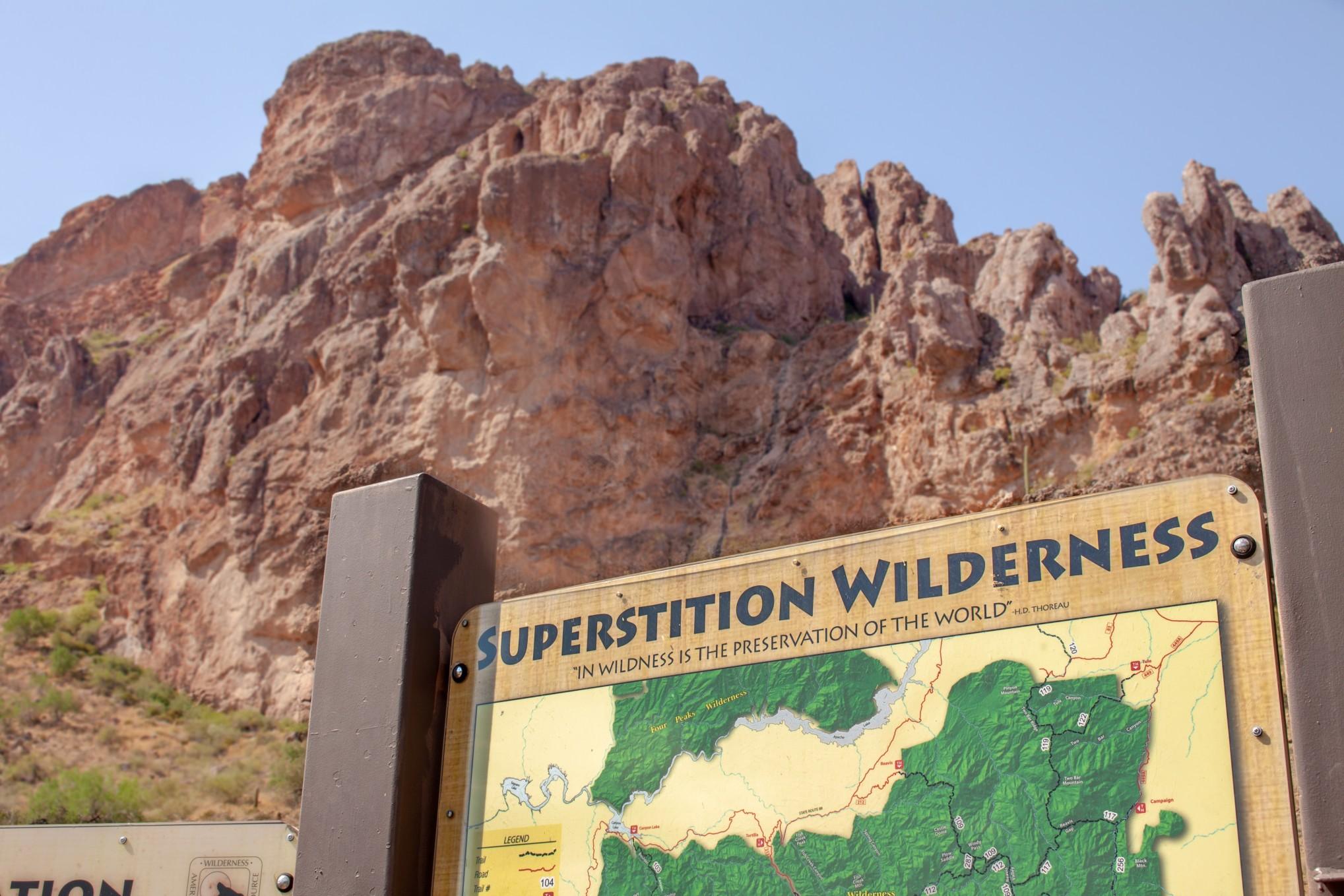 Superstition Mountains, Lost Dutchman State Park, Arizona
