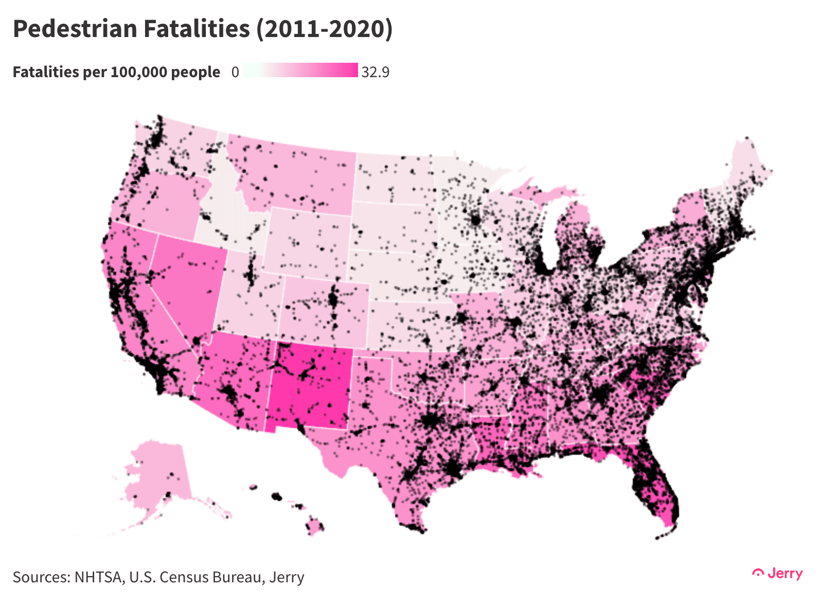 Ped Fatals Map 2 X