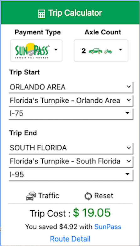 SunPass is the cheapest way to pay for Florida toll roads. 